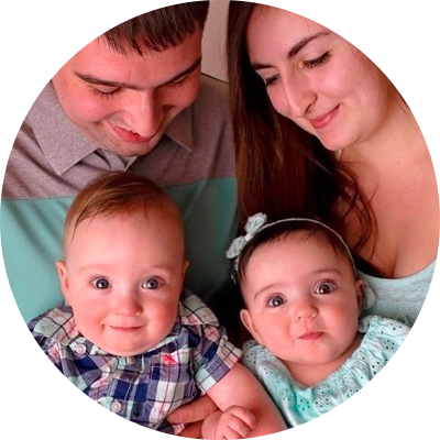 The Brickel family of 4